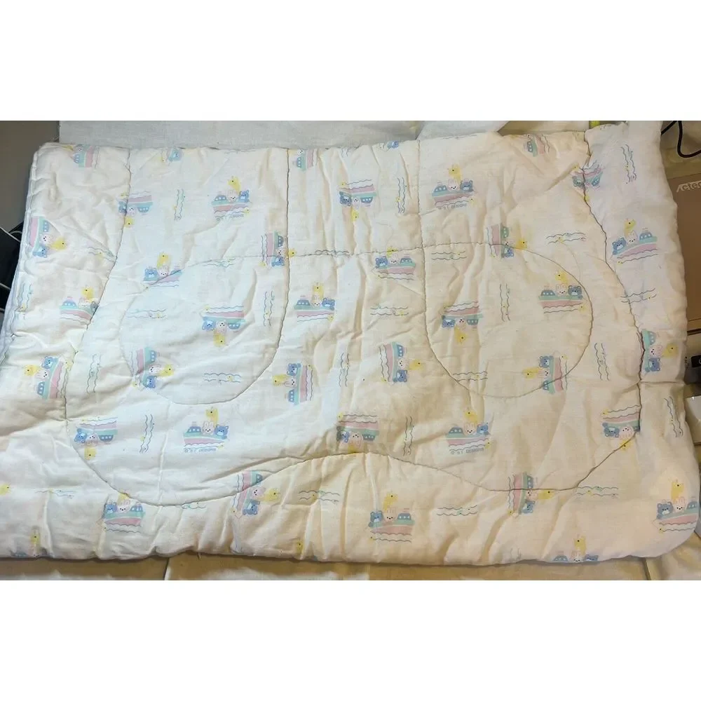 Bundles By Sterncraft Vintage Sleepingbag Pastel Zipper Bears Bunny Giraffe Boat